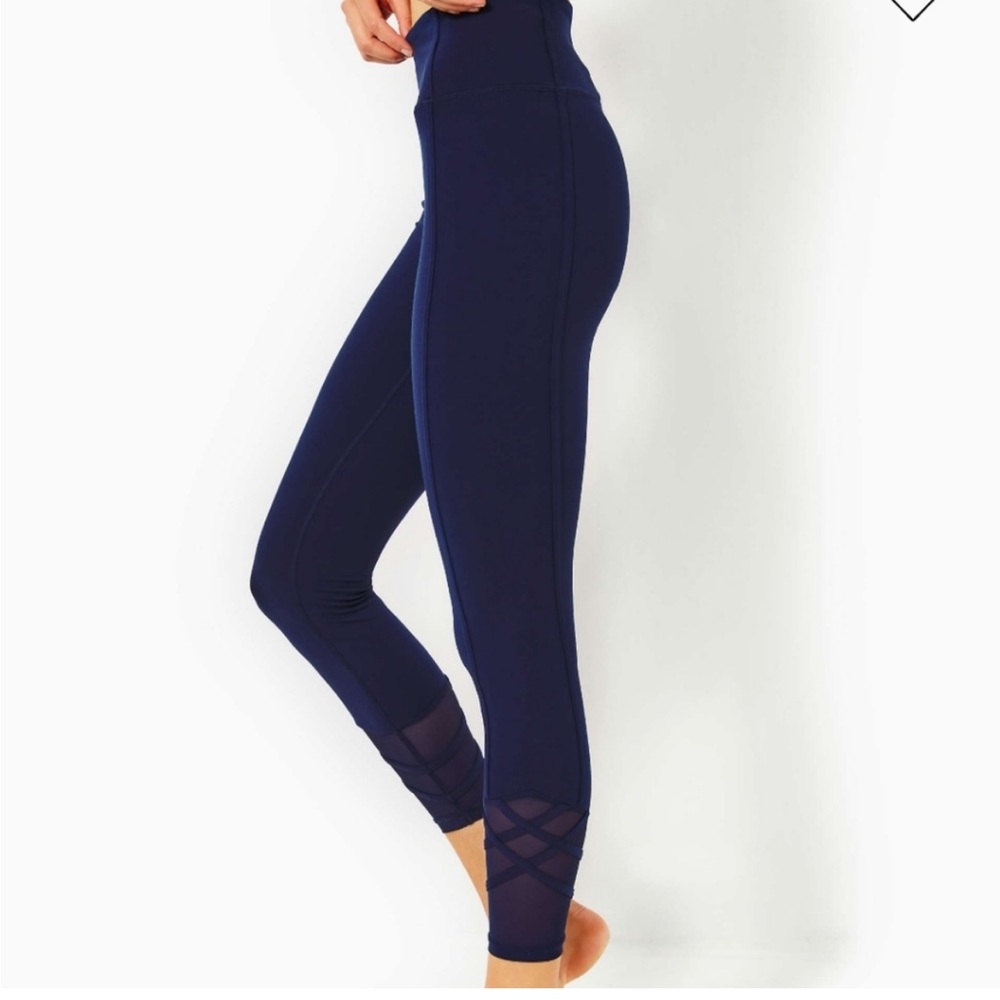 Lily Pulitzer Luxletic Legging blue size Medium Like new condition